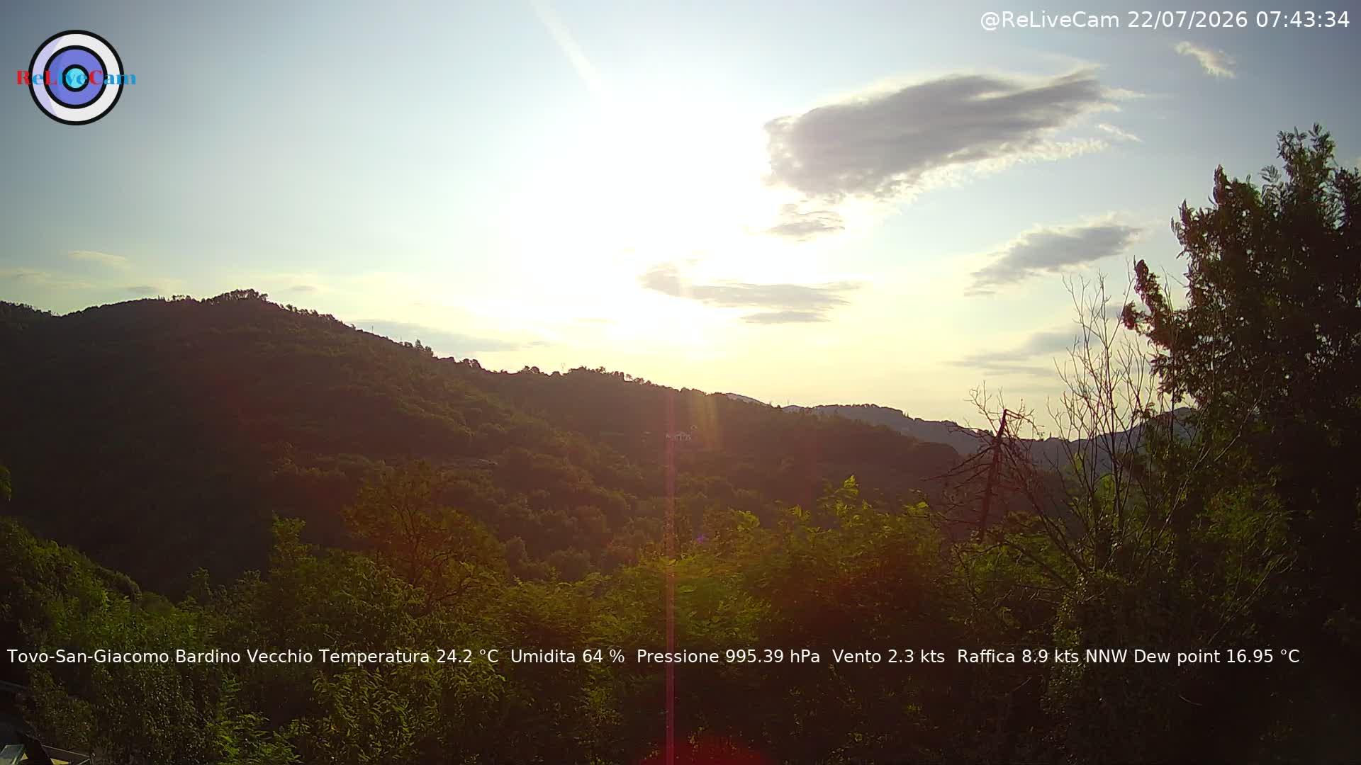 Timelapse del 22/07/2026