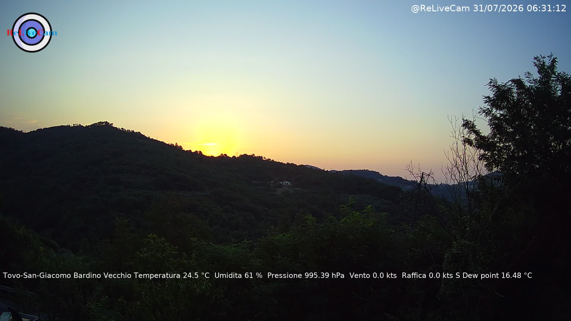 Timelapse del 31/07/2026